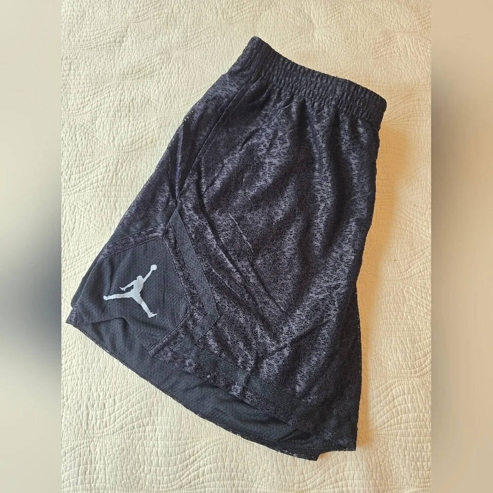 NWT Jordan Ladies Black Lace Athletic Shorts